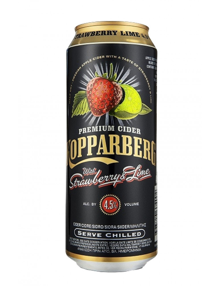 Kopparberg Fresa-Lima Cider 50Cl Cans X 24